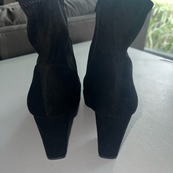 Steve Madden Elory Womens Black Block Heel Ankle Boots Booties Size 9m ELRY01S1 - Picture 2 of 11